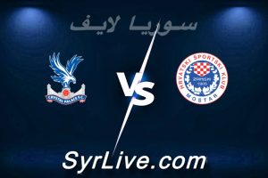 مشاهدة مباراة زرينيسكي و كريستال بالاس بث مباشر اليوم 2026-02-19 syrialive