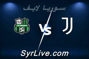 مشاهدة مباراة يوفنتوس و ساسولو بث مباشر اليوم 2026-03-21 syrialive