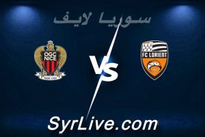 مشاهدة مباراة لوريان و نيس بث مباشر اليوم 2026-03-04 syrialive