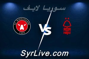 مشاهدة مباراة نوتينغهام و ميتييلاند بث مباشر اليوم 2026-03-12 syrialive