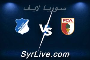 مشاهدة مباراة أوجسبورغ و هوفنهايم بث مباشر اليوم 2026-04-10 syrialive