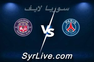 مشاهدة مباراة باريس و تولوز بث مباشر اليوم 2026-04-03 syrialive