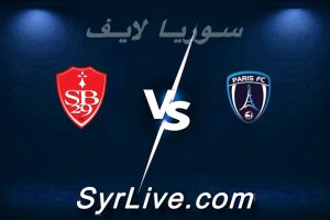 مشاهدة مباراة نادي باريس و بريست بث مباشر اليوم 2026-05-03 syrialive