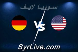 مشاهدة مباراة أمريكا و ألمانيا بث مباشر اليوم 2026-06-06 syrialive